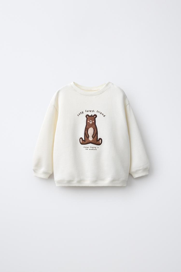 Sudadera estampado oso