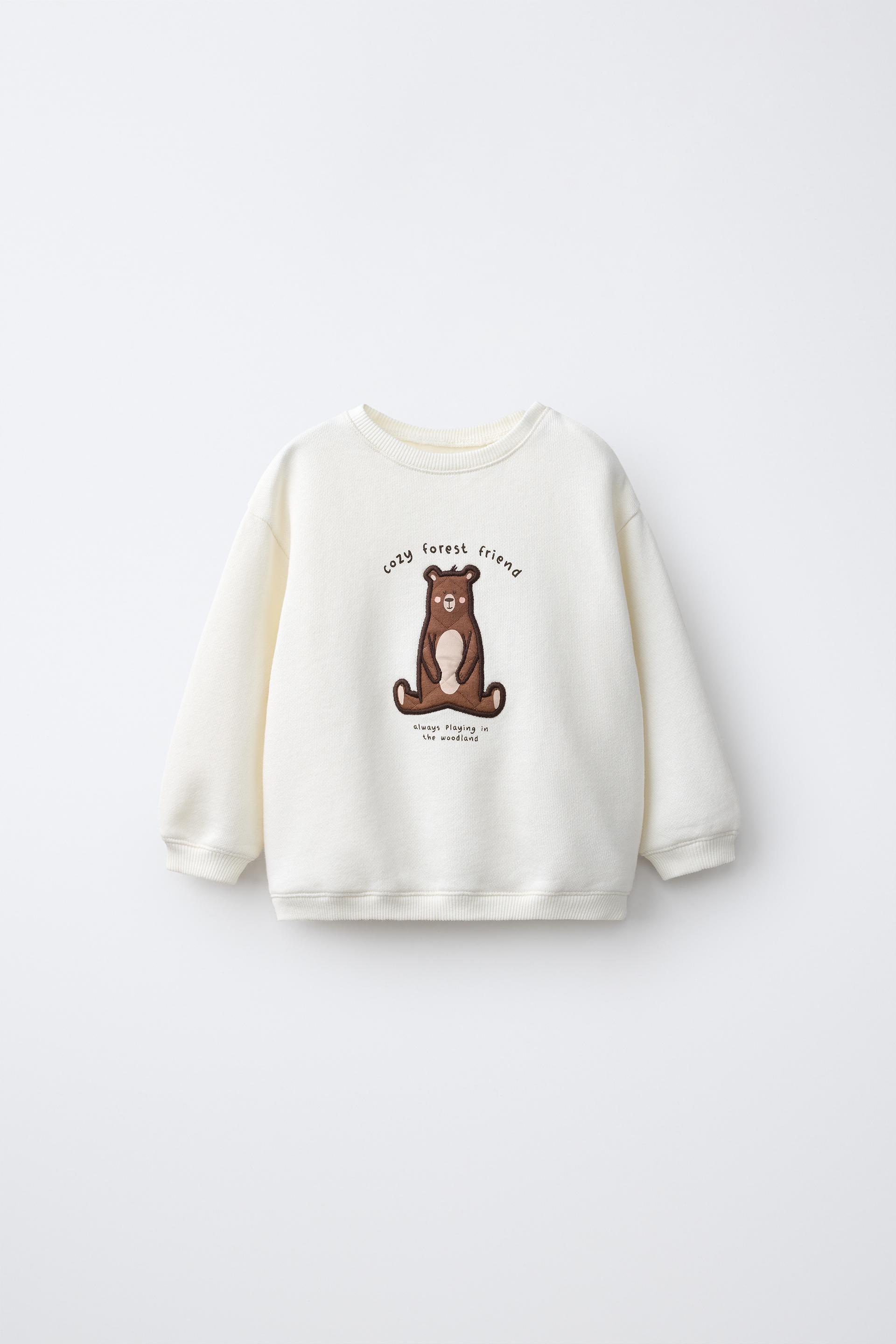 Bear Print Sweatshirt
