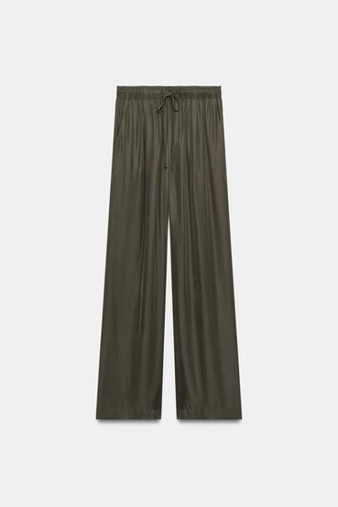 PANTALON FLUIDE ZW COLLECTION - Gris de Zara - Image 5