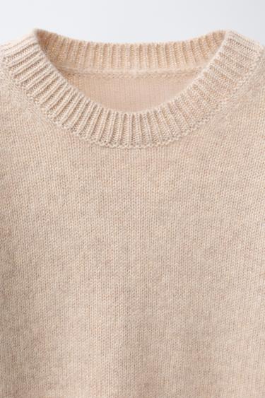 100% CASHMERE JUMPER BENSIMON ® X ZARA - Ecru by Zara - Image 2