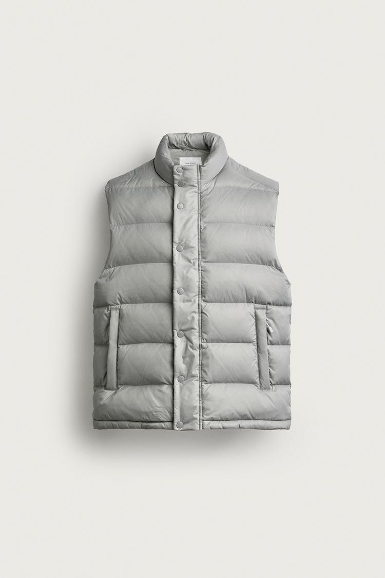 WATER-REPELLENT 80% DOWN AND 20% FEATHER GILET