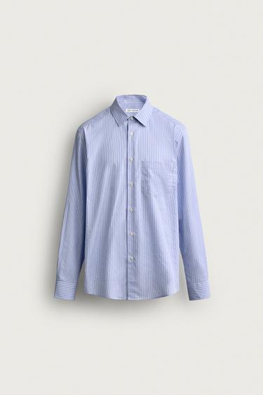 CAMISA REGULAR FIT LISTRADA - Riscas da Zara - Imagem 0