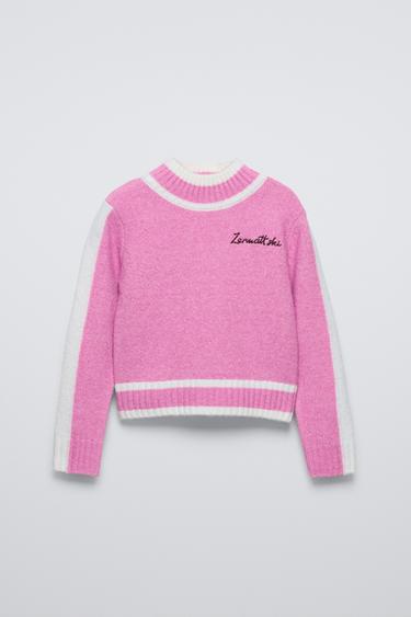 GESTRICKTER PULLOVER SKI-KOLLEKTION - Pastellrosa von Zara - Bild 0