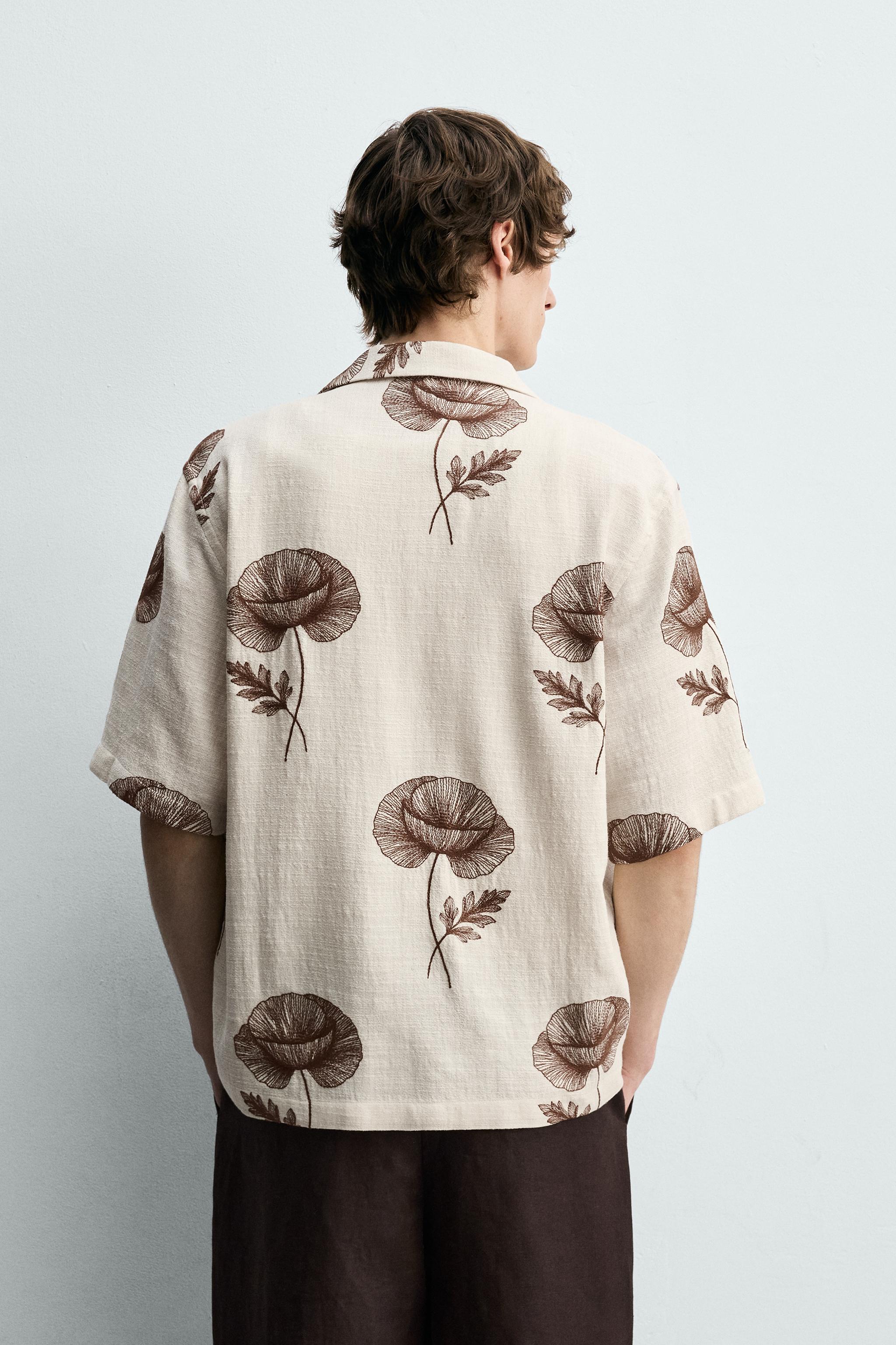 CHEMISE BRODERIE FLORALE