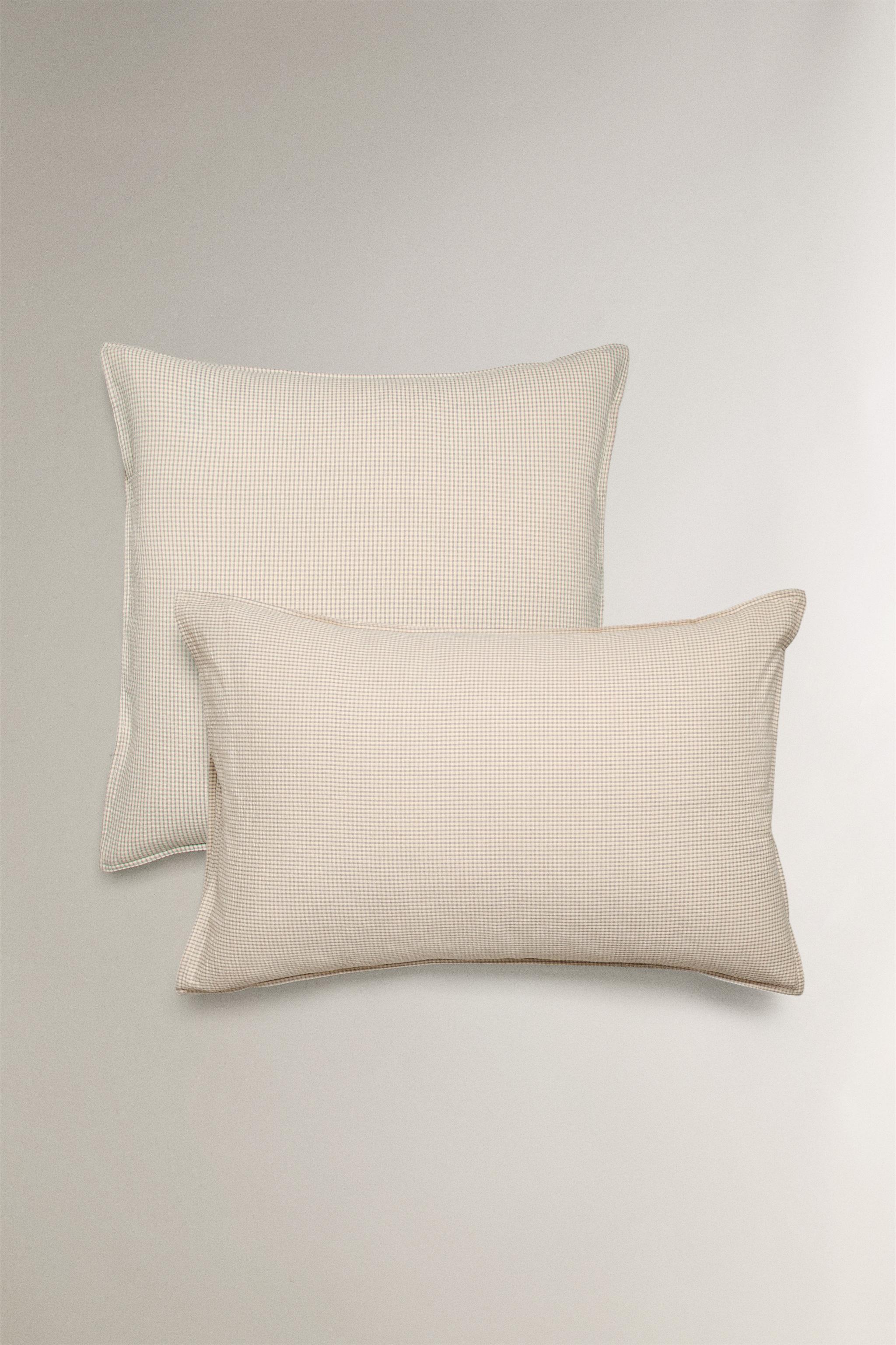 ZARA コットン ピローケース 2枚セット パーケルコットン ピローケース（200スレッド） | Zara Home