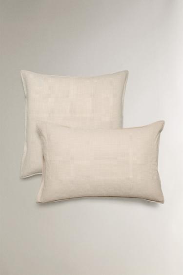 Zara CHILDREN'S SEERSUCKER PILLOWCASE - Grayish - Image 0