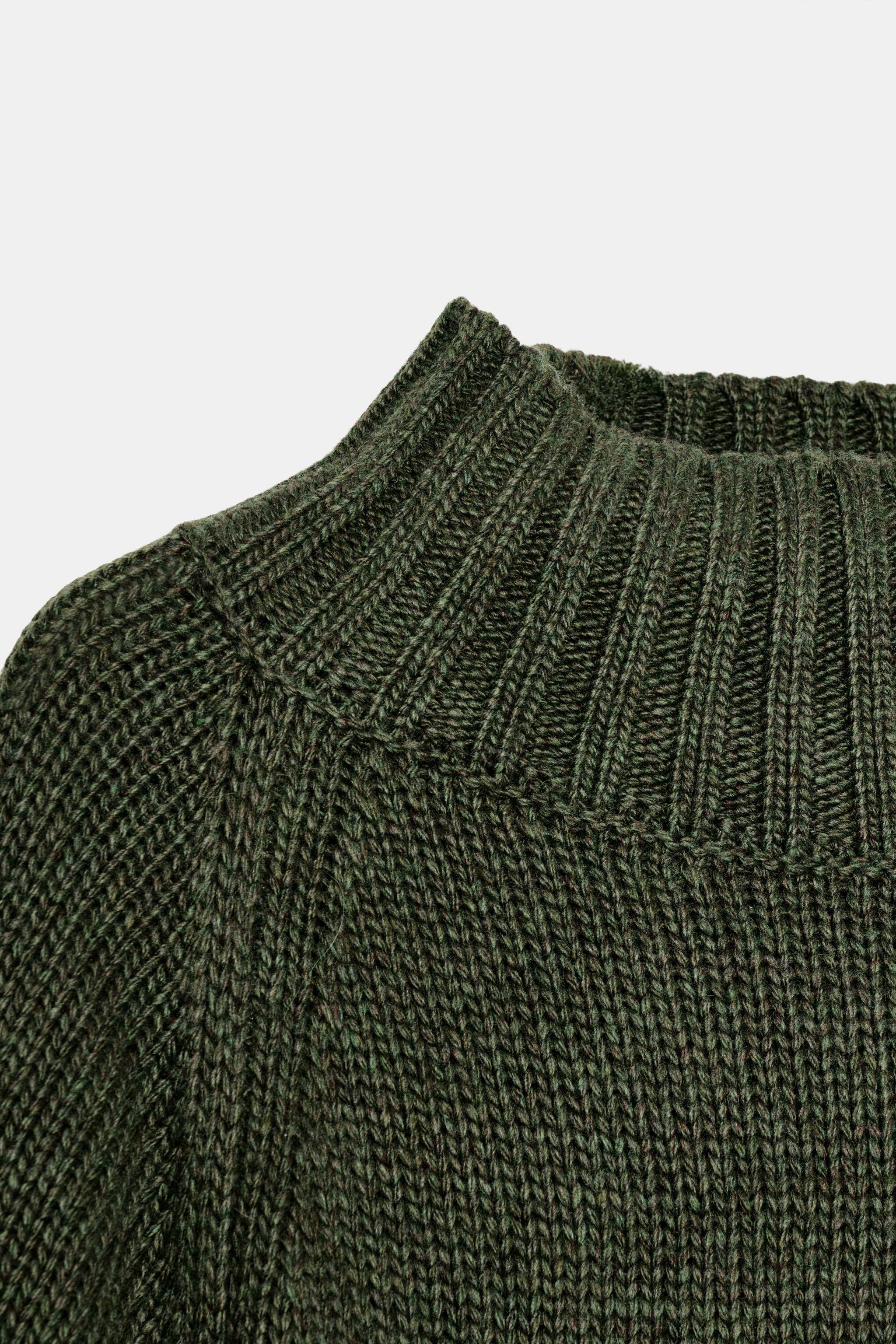 KNIT CAPE SWEATER