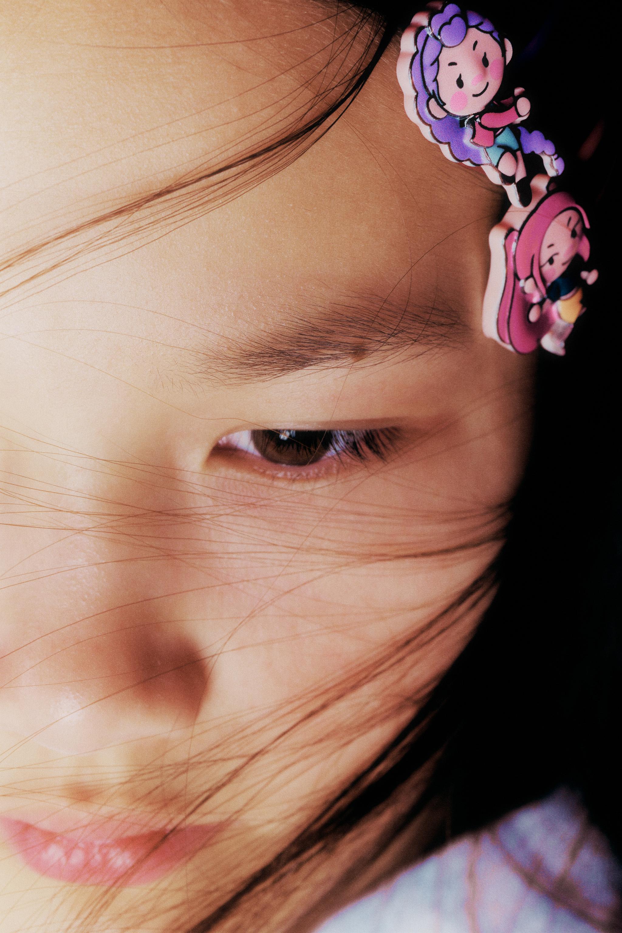 Детские аксессуары Zara KPOP DEMON HUNTERS™ NETFLIX © THREE-PACK HAIR CLIPS