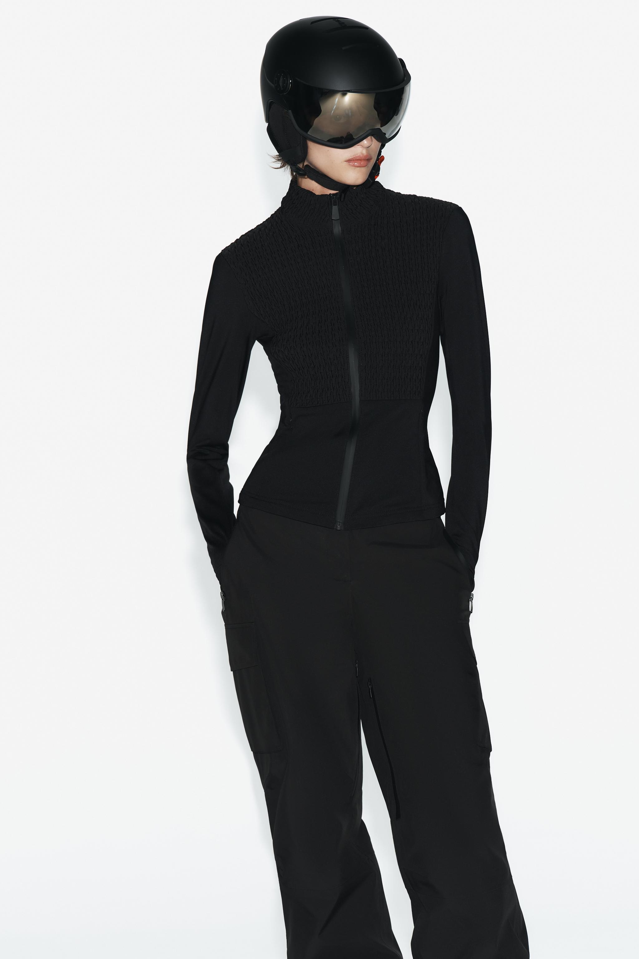 New Zara shops Quilted Fleece Coveralls