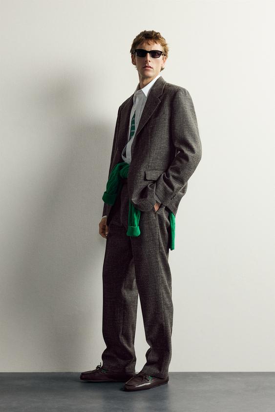 BLAZER COSTUME LAINE - LIN AARON LEVINE X ZARA - Noir de Zara - Image 3