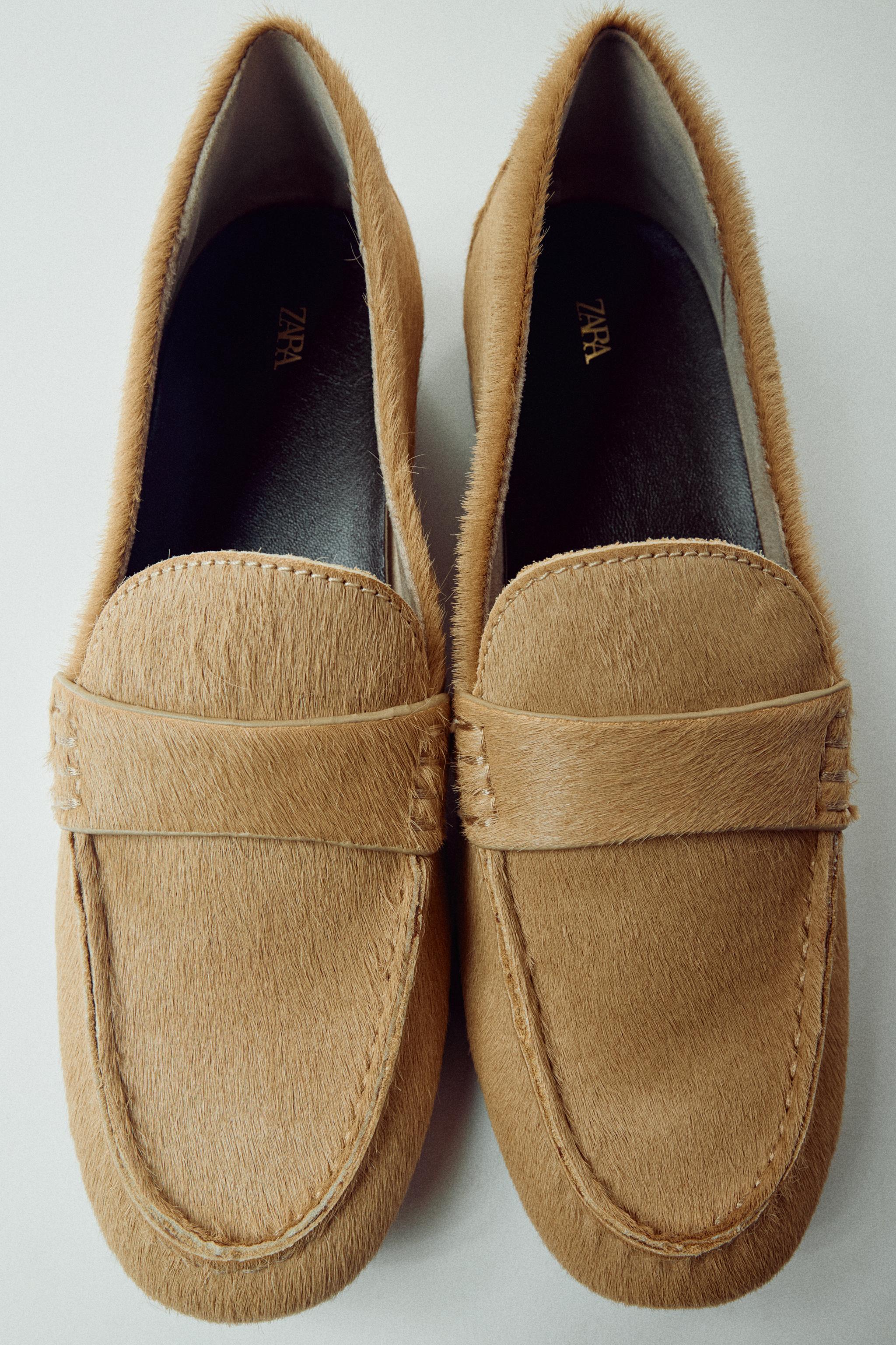 SHEEPSKIN LEATHER LOAFERS