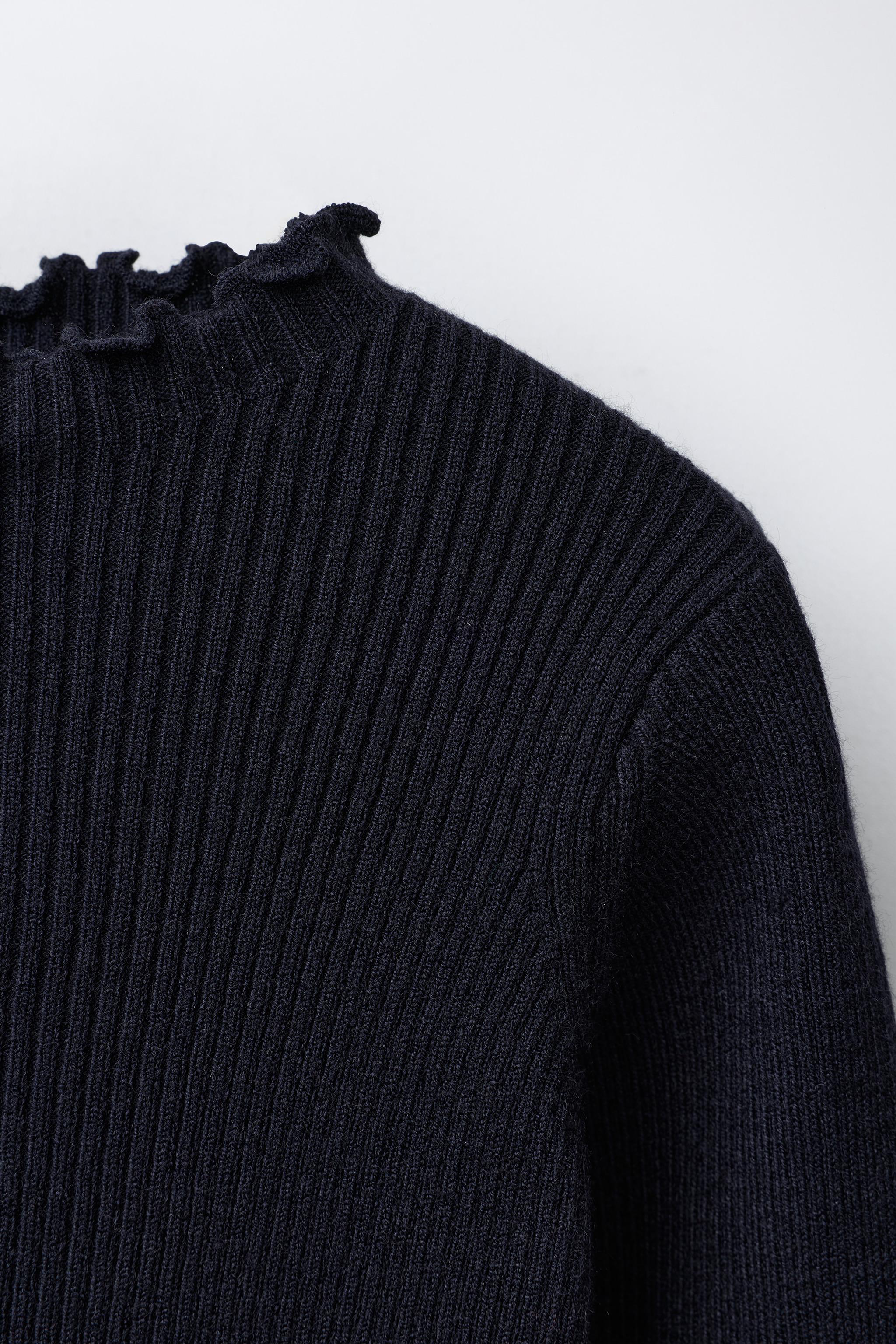 RIBBED KNIT JUMPER