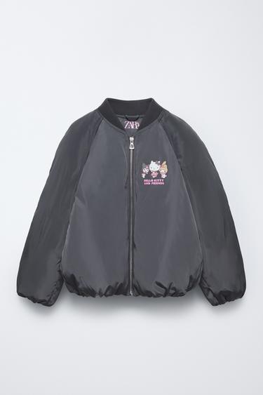 BOMBERJACKE KUROMI © SANRIO - Anthrazit von Zara - Bild 0