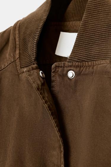 VESTE BOMBER MATELASSÉE - Marron de Zara - Image 5