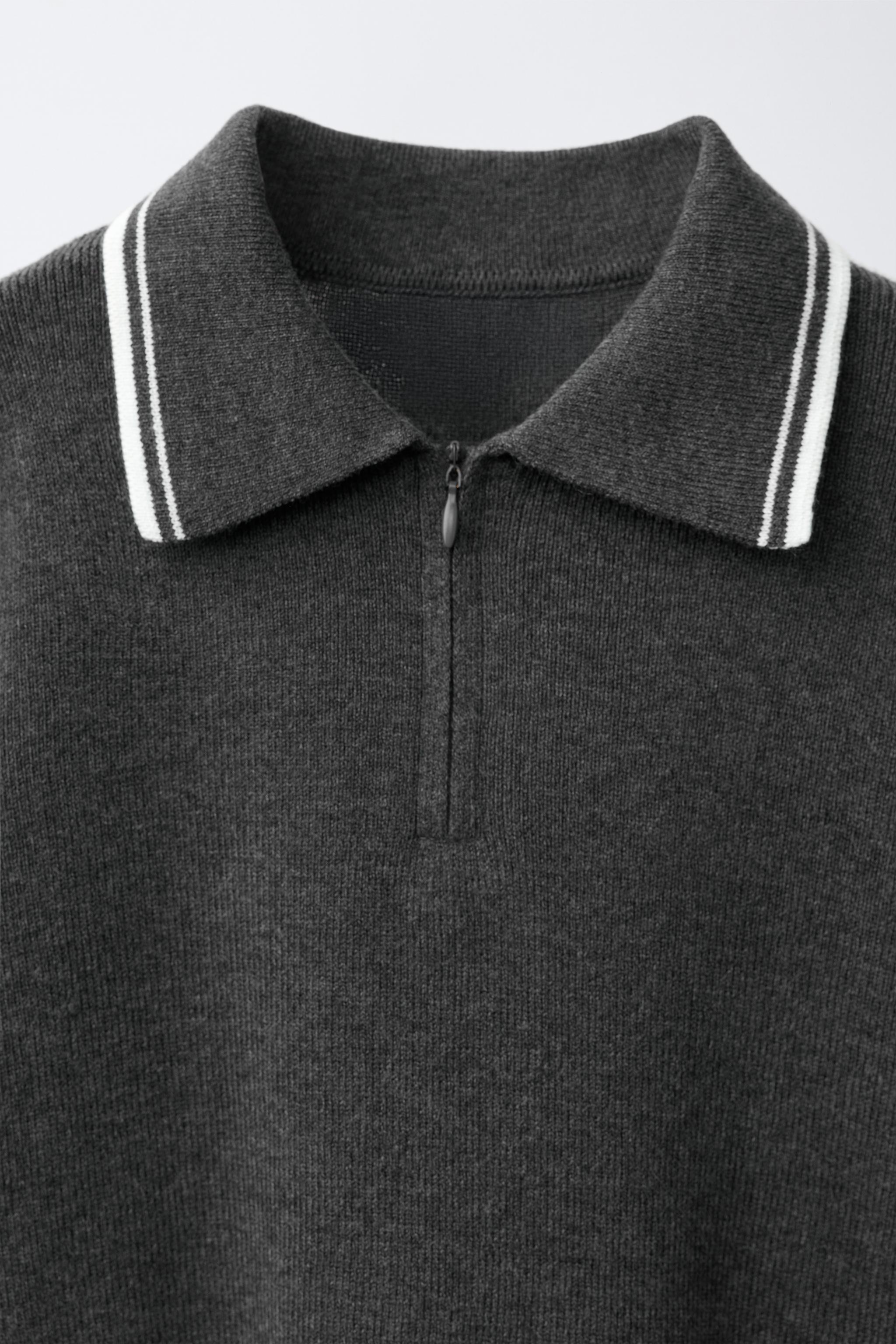 KNIT ZIP-UP JUMPER