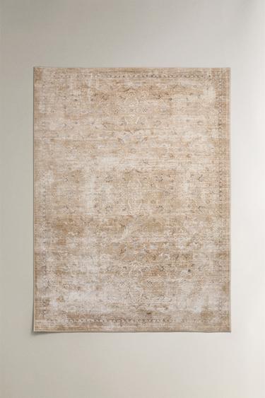 TAPIS EFFET VINTAGE - Beige de Zara - Image 1