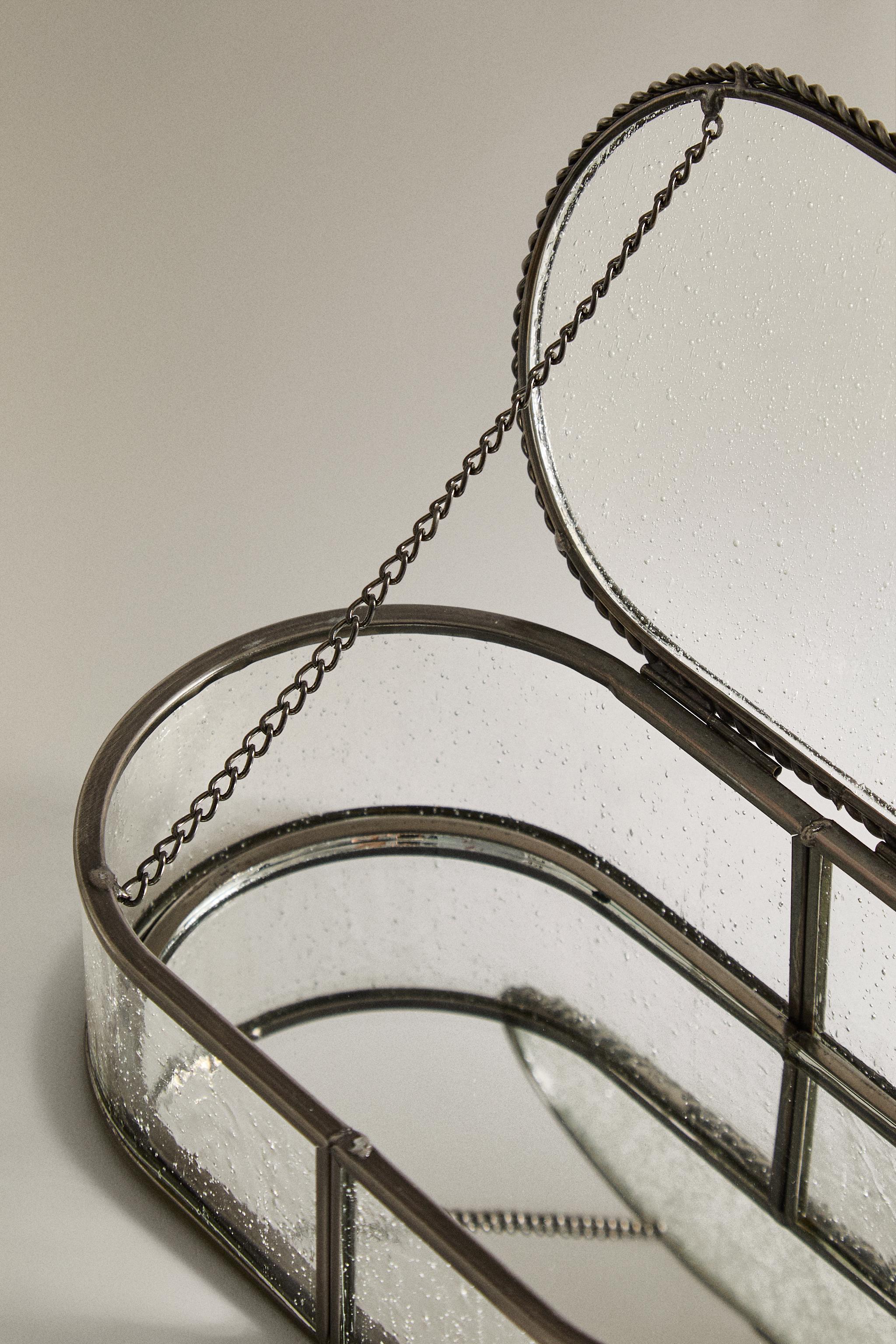 BOÎTE OVALE EN VERRE