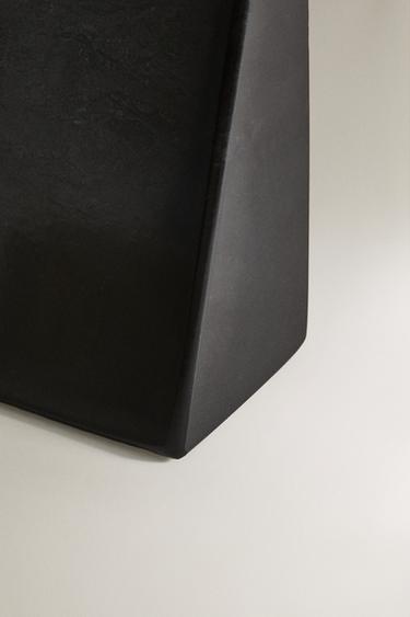 TRIANGULAR MARBLE BOOKEND - Black by Zara - Image 2