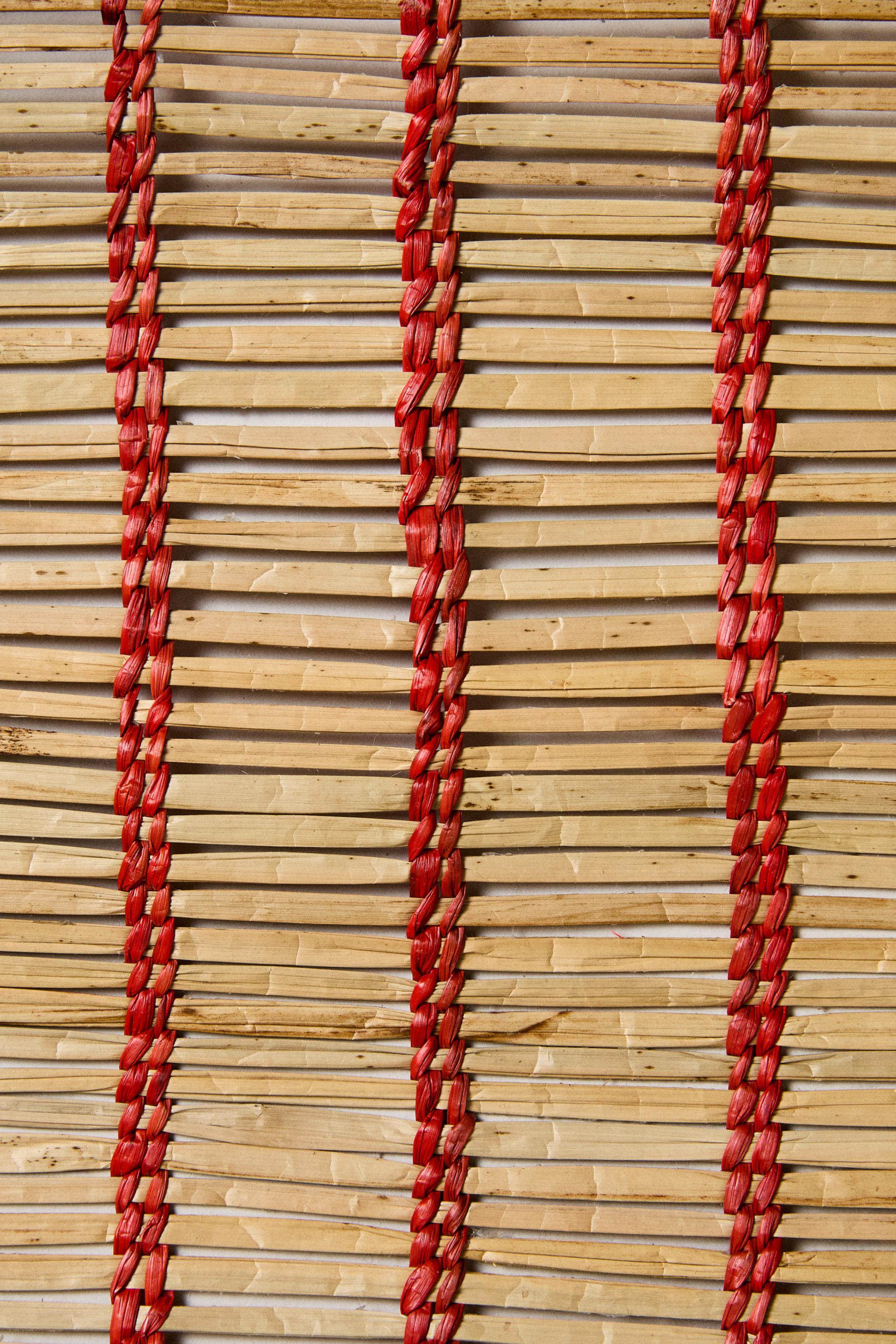 WOVEN STRAW RUNNER RUG