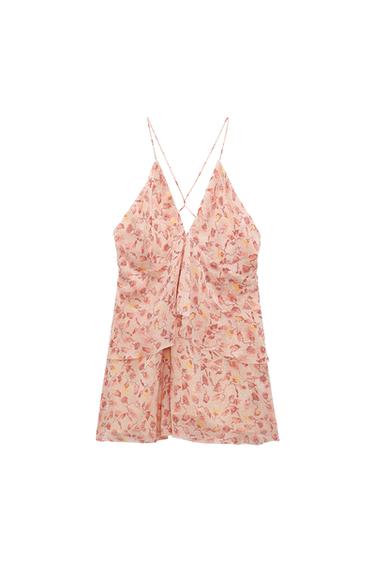 SHORT PRINTED DRESS