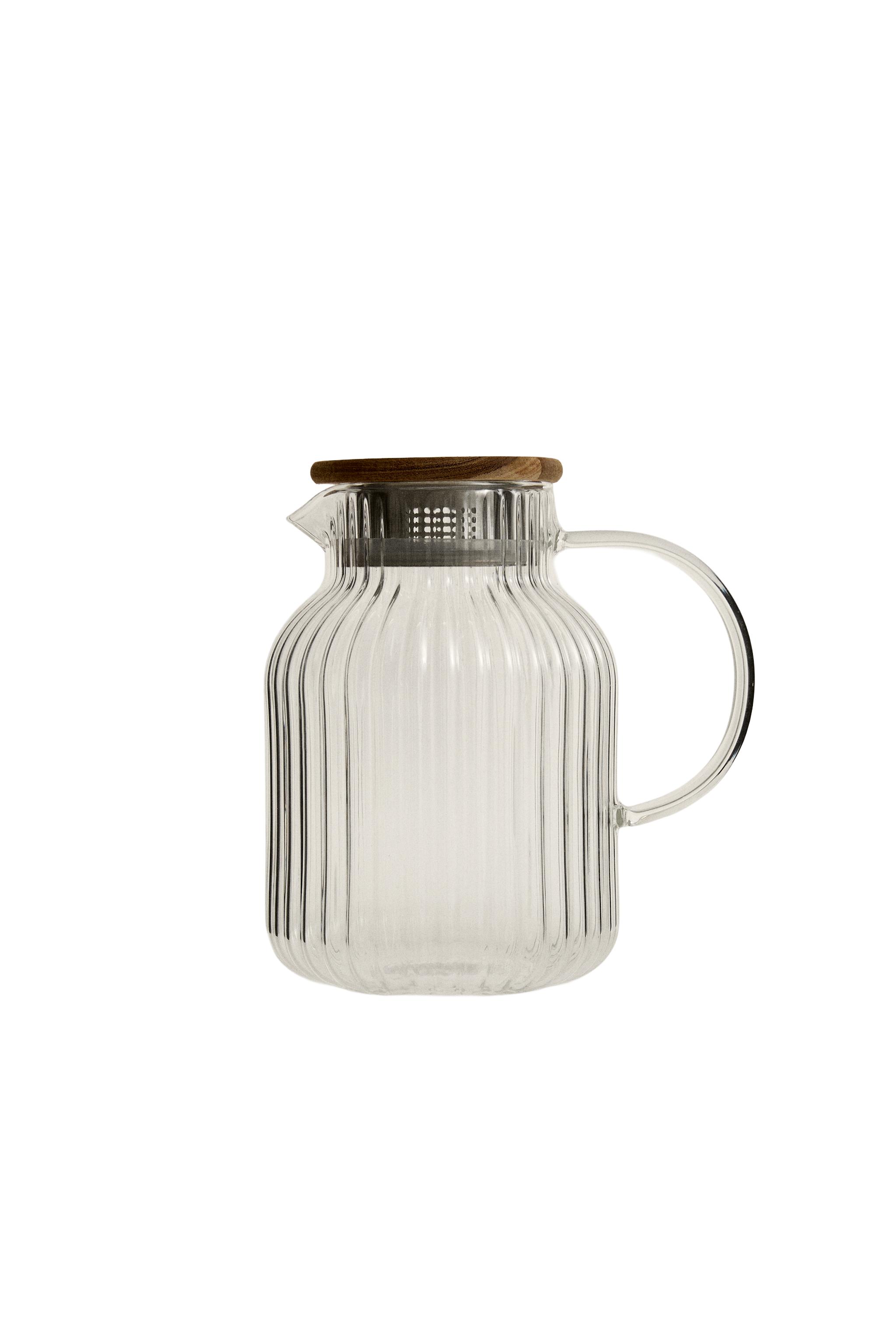 BOROSILICATE GLASS PITCHER WITH FILTER - Transparent | ZARA United