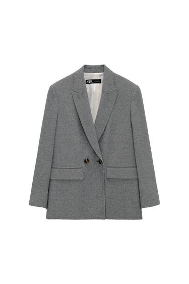 OVERSIZE HOUNDSTOOTH BLAZER