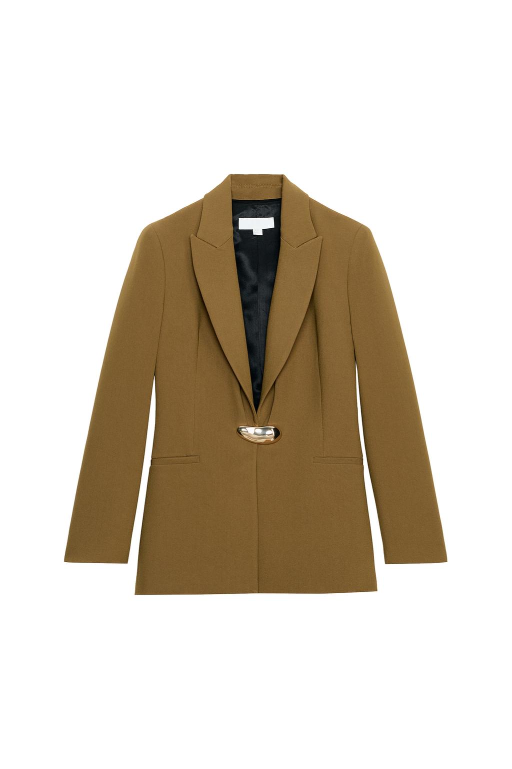 TAILORED BLAZER WITH GOLDEN HARDWARE - image 3