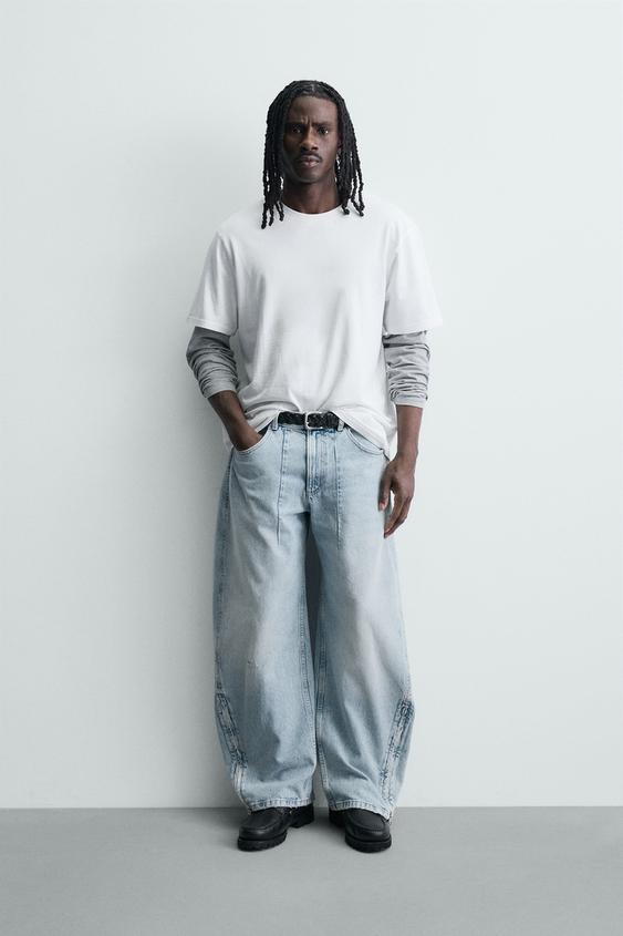 ZIPPERED BALLOON FIT JEANS from Zara - $79.90