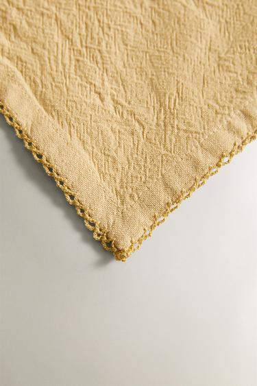 NAPPE FIL TEINT UNI - Jaune de Zara - Image 2