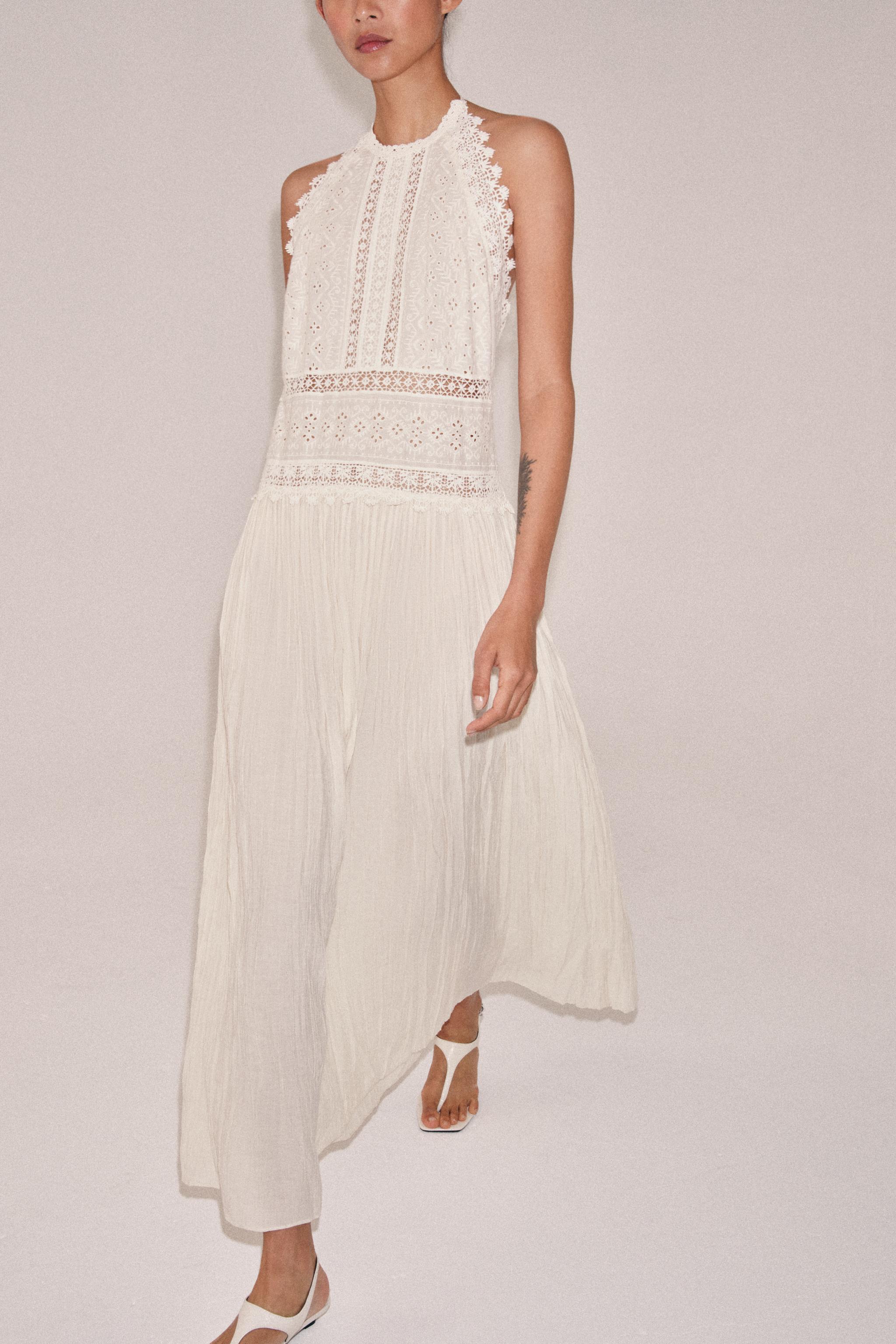 ZW COLLECTION LACE MIDI DRESS