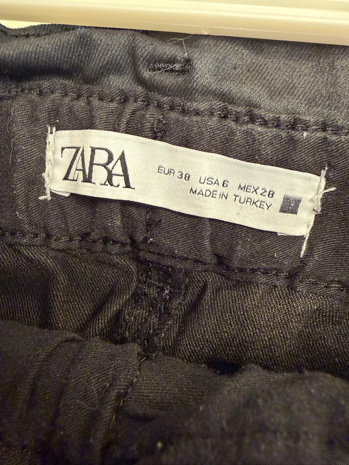 FAUX LEATHER BAGGY TROUSERS - Image 3