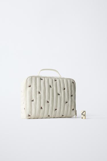 FLORAL BRIEFCASE - Ecru White by Zara - Image 5