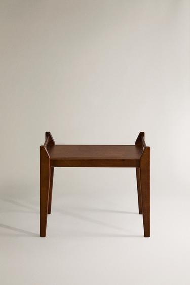 SMALL WOODEN BENCH - Brown by Zara - Image 0