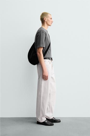 ORIGINS STRAIGHT ANKLE FIT JEANS - White by Zara - Image 3