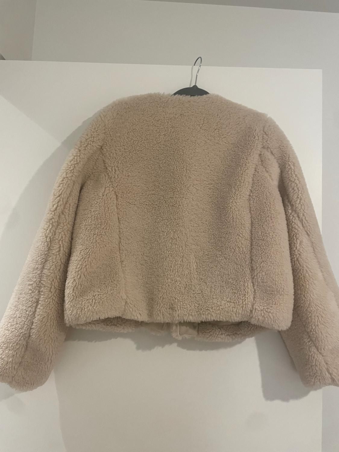 FAUX SHEARLING JACKET WITH LOBSTER CLASPS - Image 4