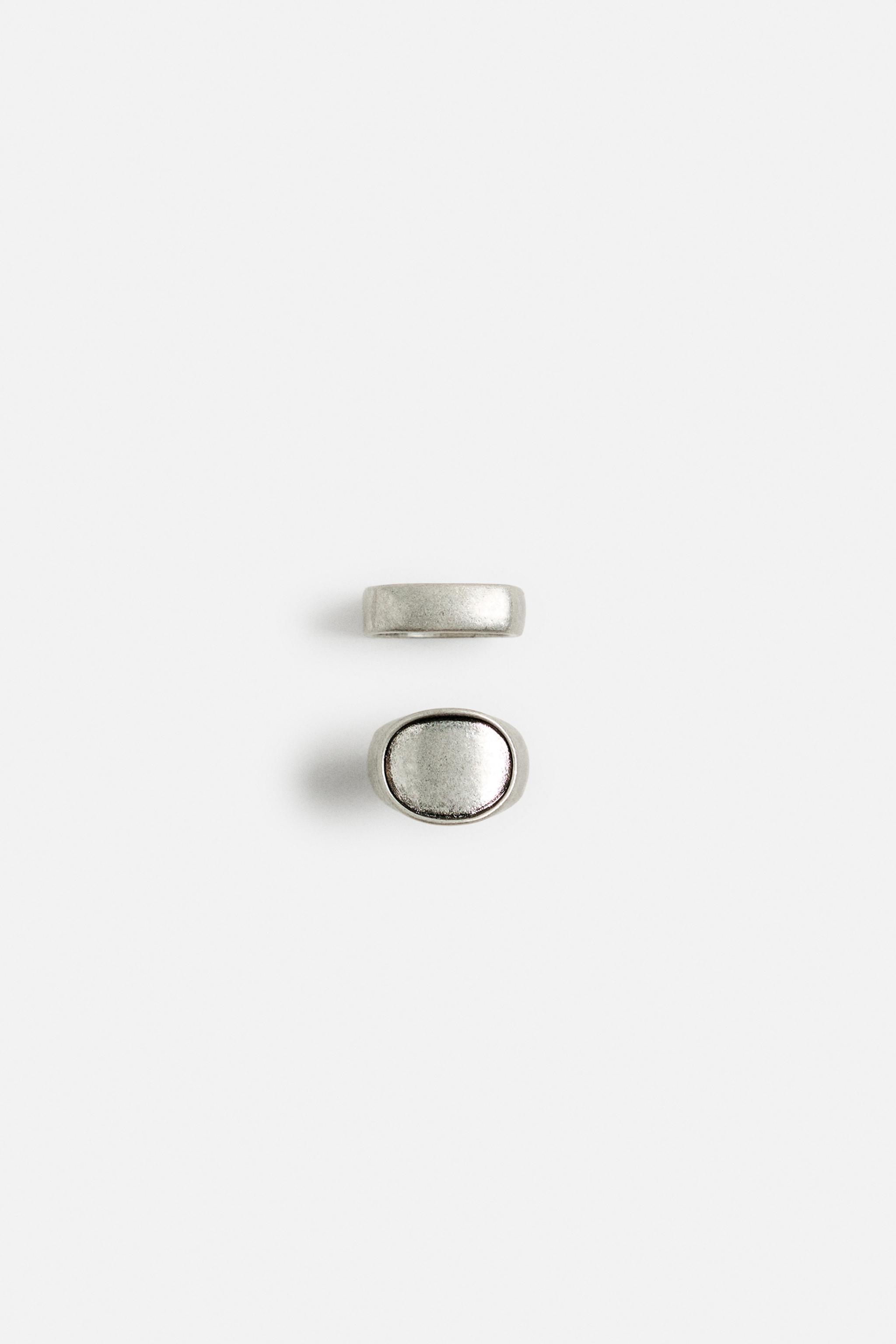 LOT DE 2 BAGUES COMBINÉES
