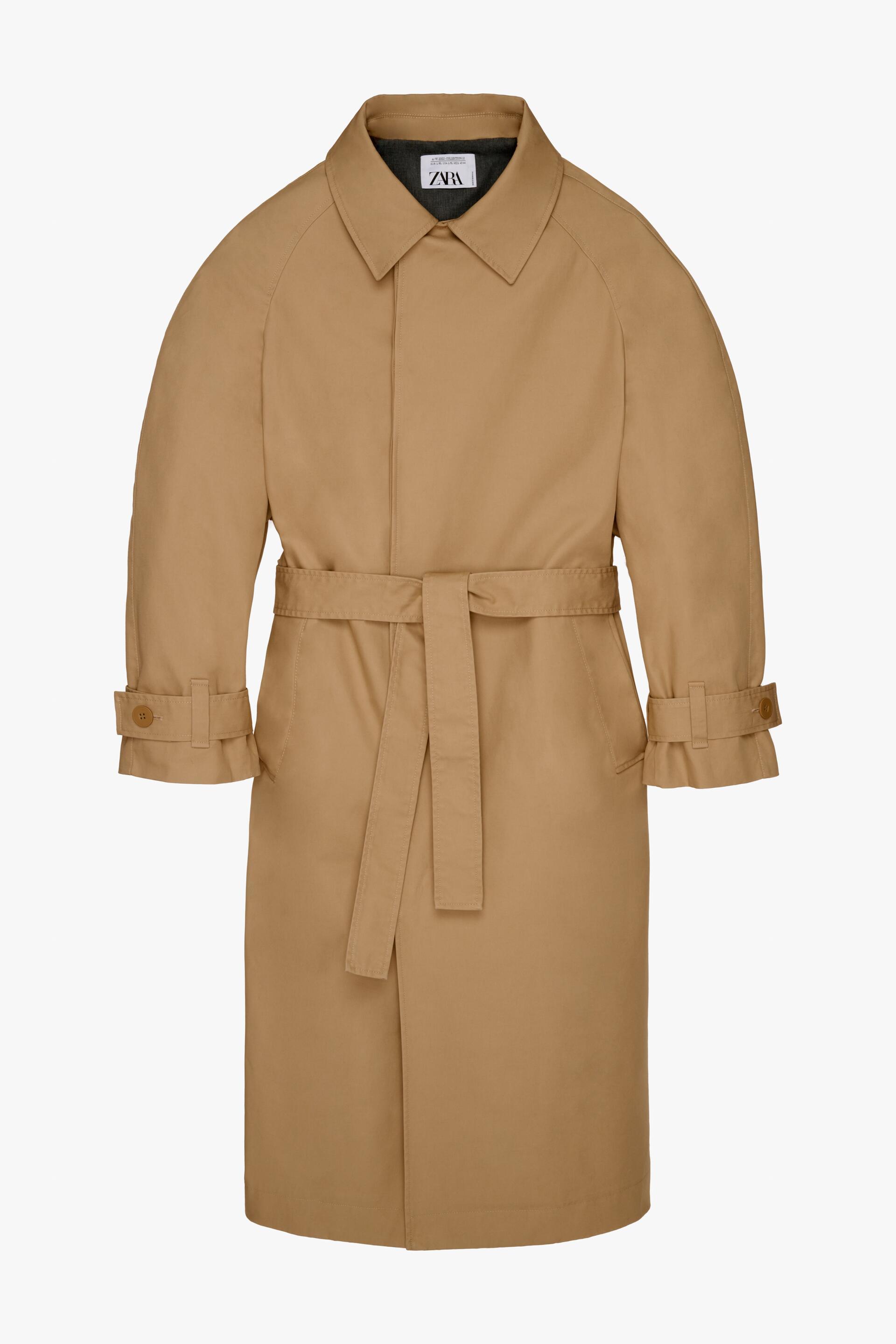 OVERSIZED TRENCH LIMITED EDITION - taupe brown | ZARA United States