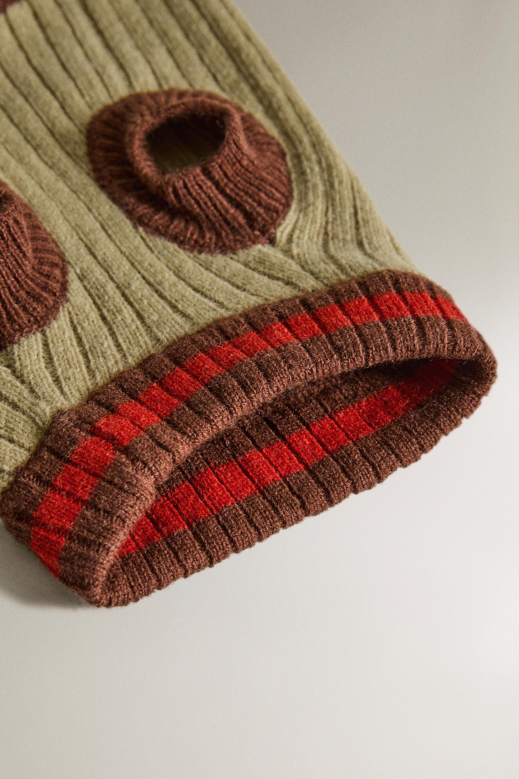 Женские свитеры Zara RIBBED PET SWEATER — фото 4