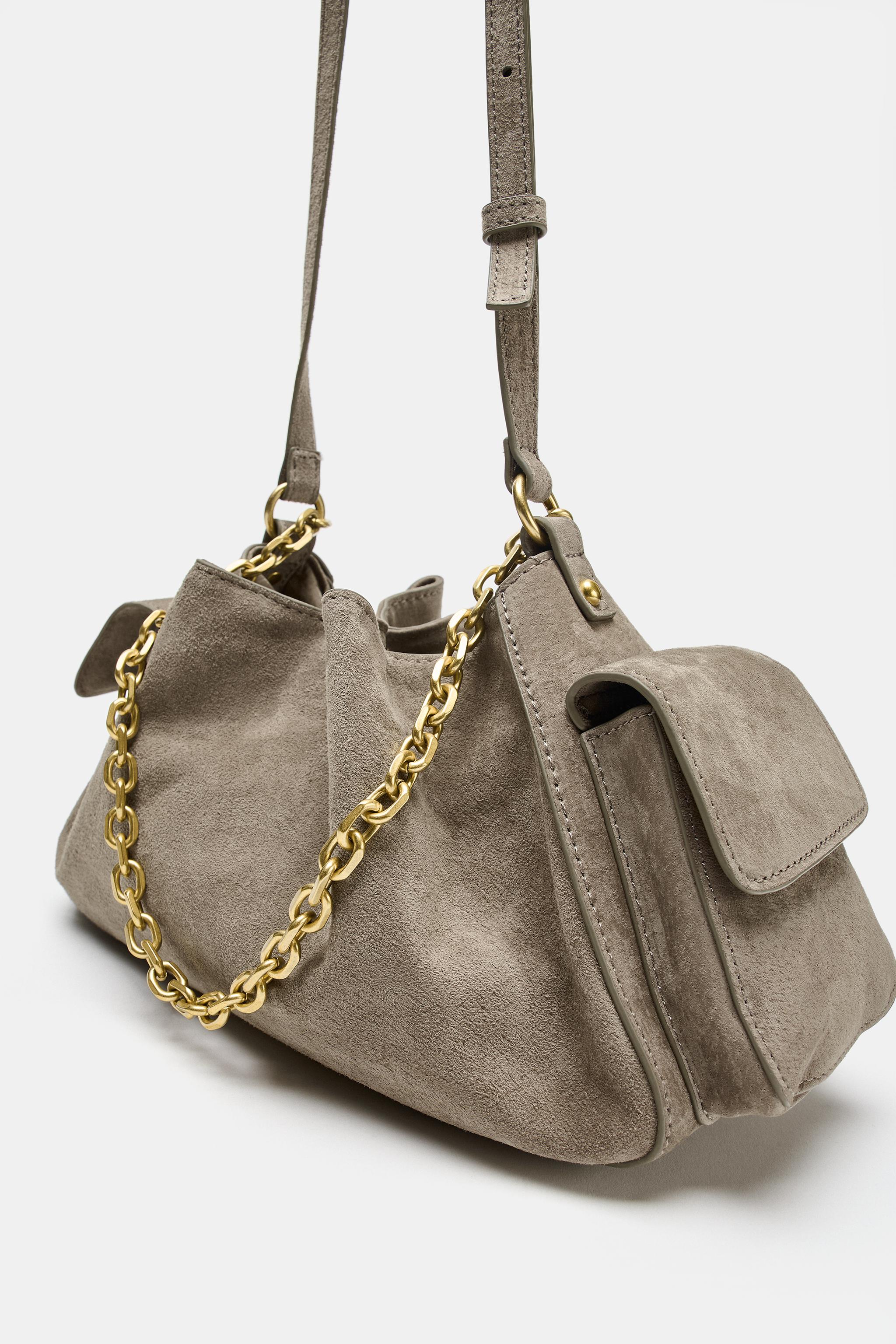 MINI LEATHER DRAWSTRING BAG
