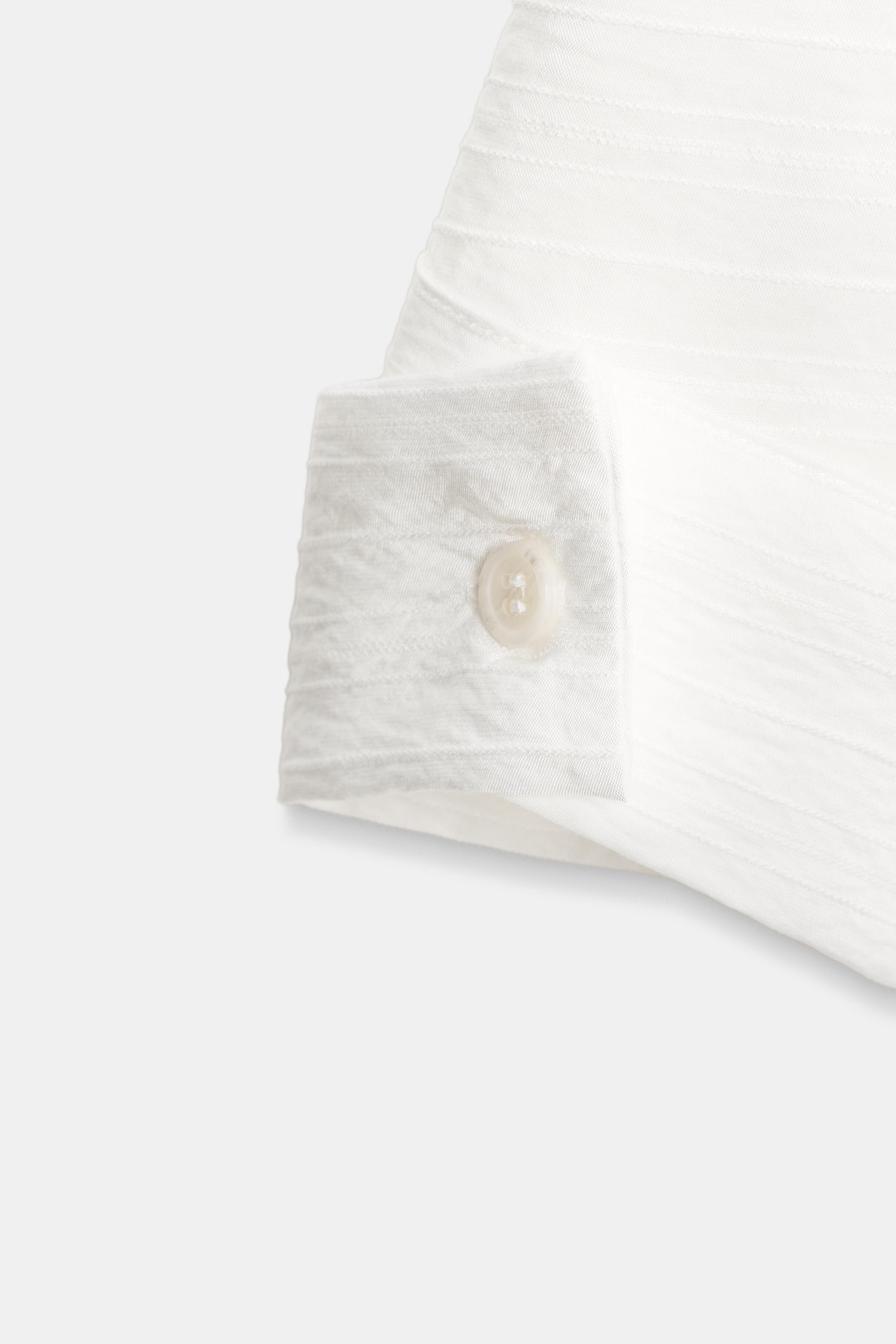 ZW COLLECTION OVERSIZED TEXTURED SHIRT