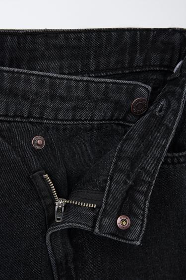 DENIM MIDI SKIRT - Black by Zara - Image 3