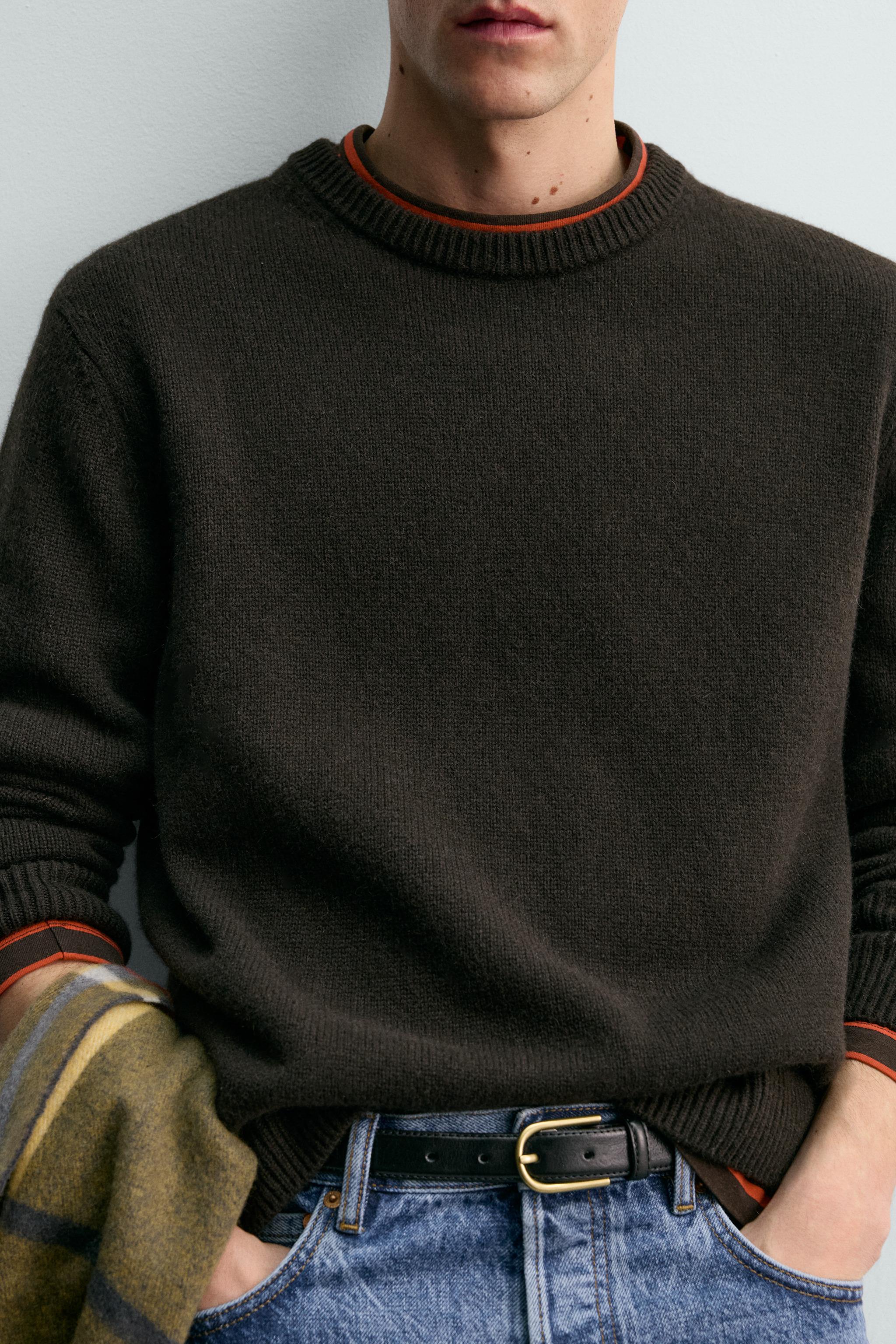 WOOL - CASHMERE JUMPER AARON LEVINE X ZARA