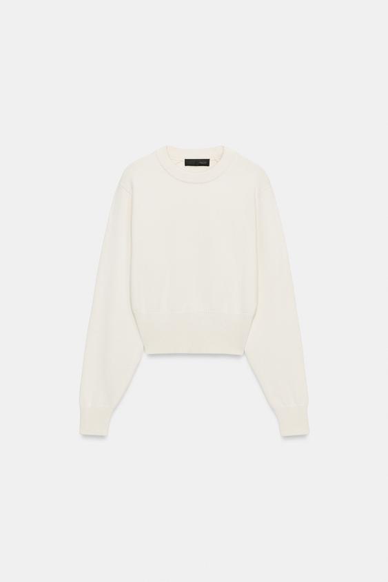 JERSEY PUNTO RIB - Crudo de Zara - Imagen 0