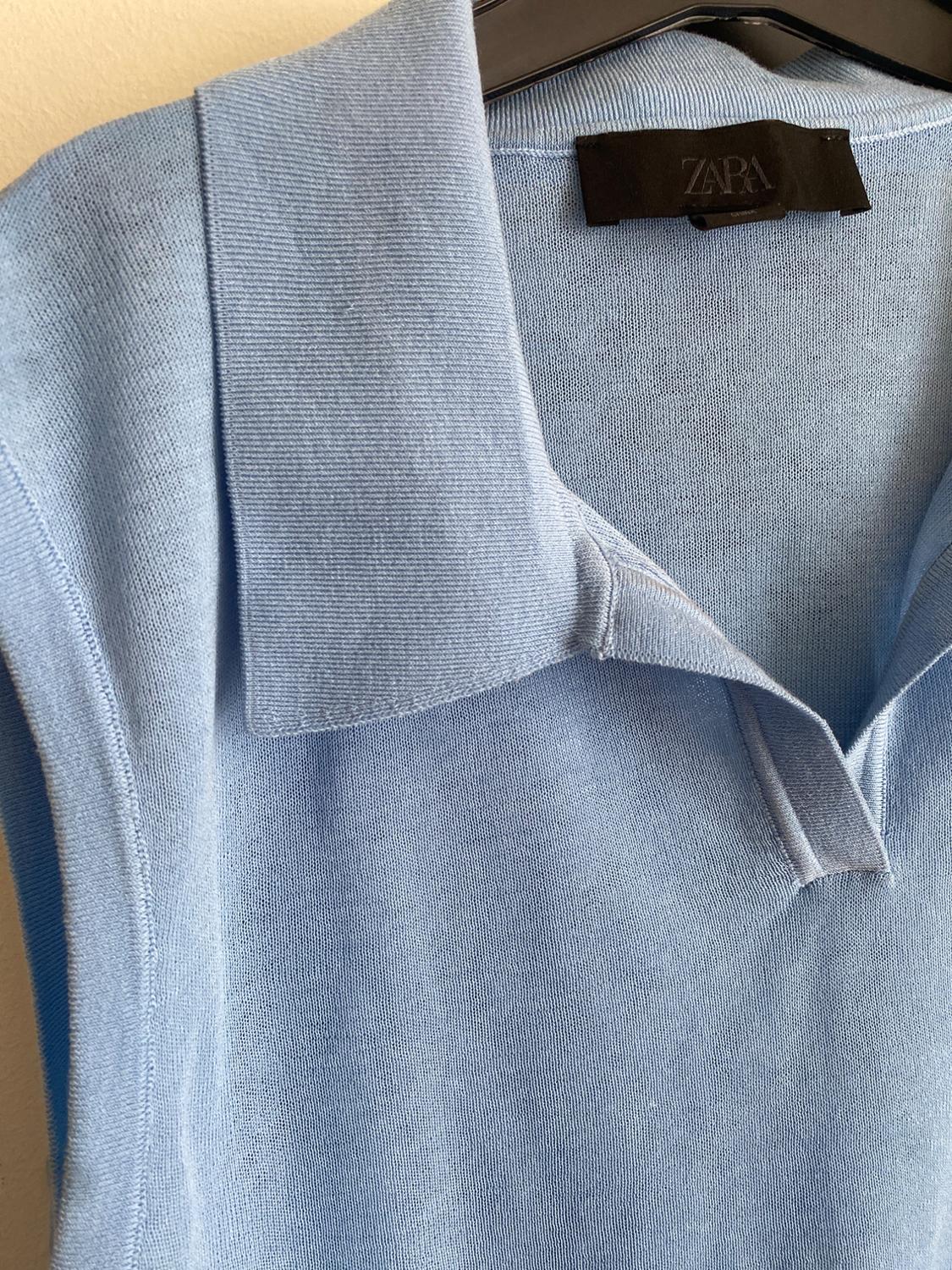 KNITTED POLO TOP - Image 2