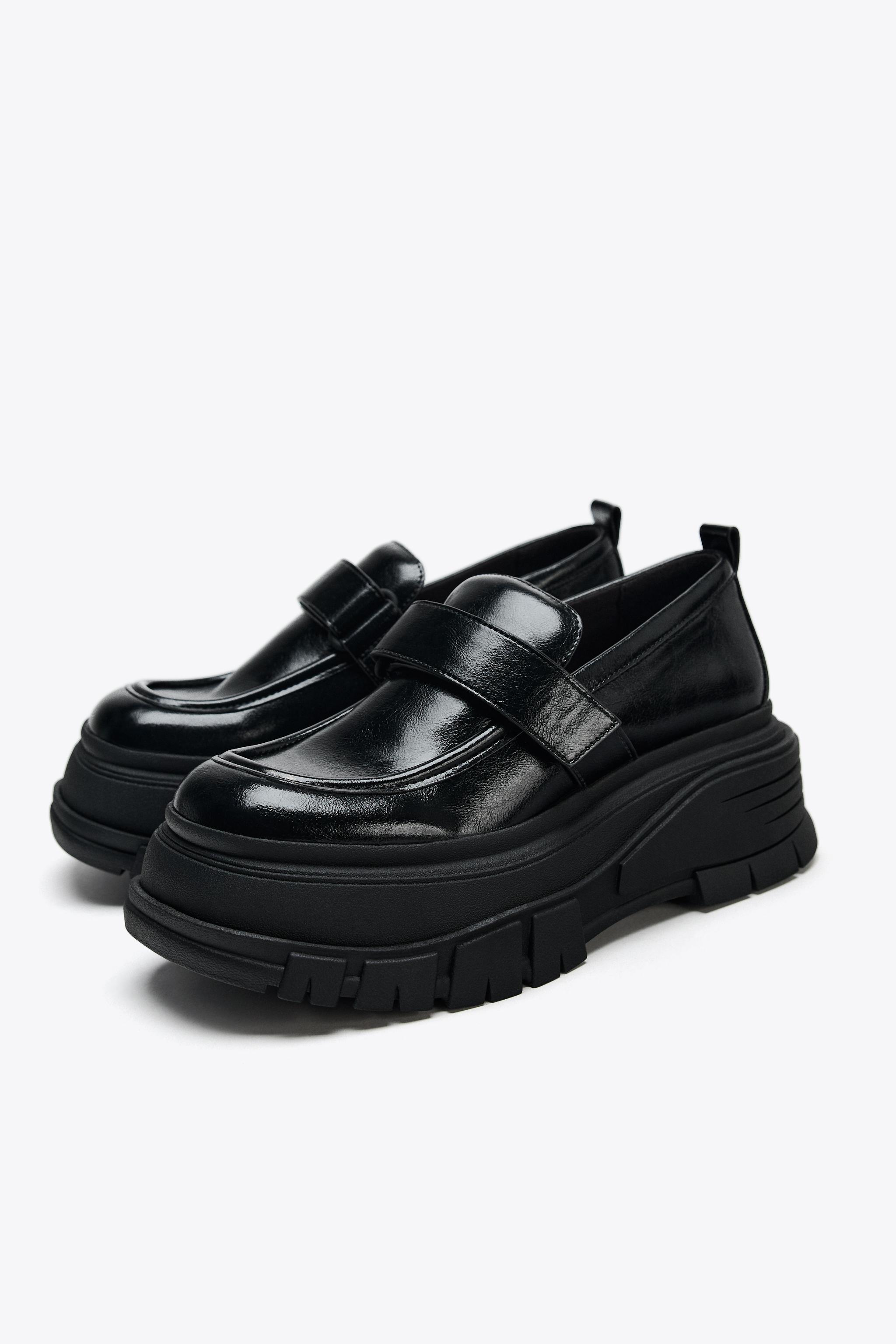 PLATFORM LOAFERS - Black | ZARA Australia