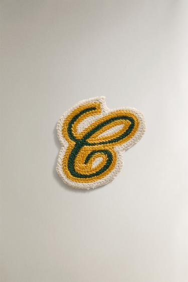 Zara COTTON LETTER C PATCH - Multicolored - Image 0