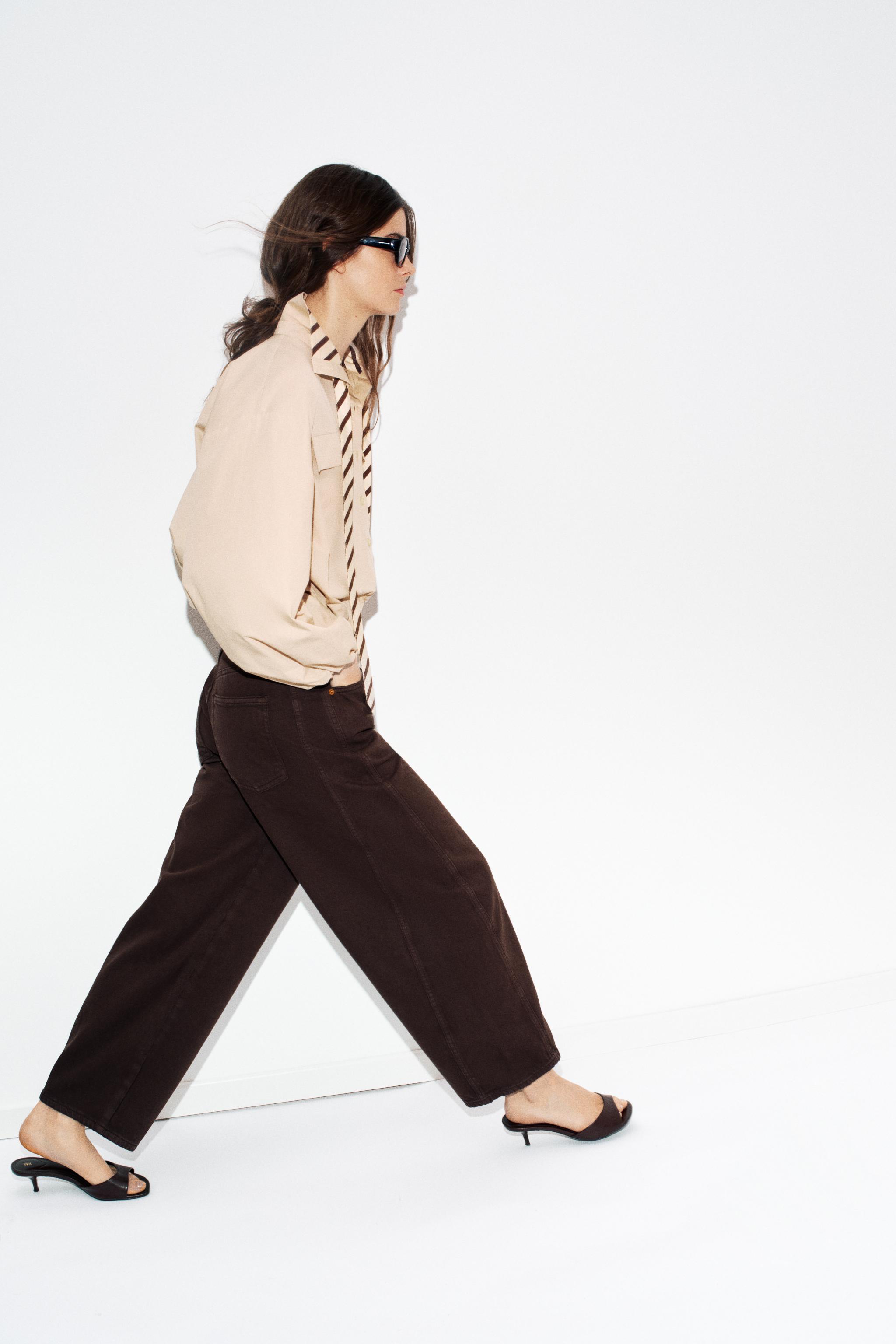 Z1975 ORTA BEL BARREL PAÇA ANKLE JEAN - Görsel 5