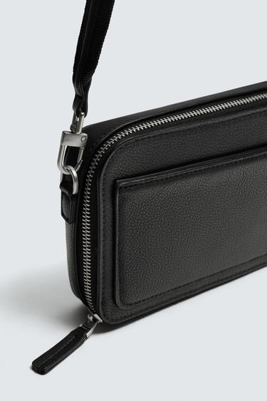 SAC BANDOULIÈRE TEXTURÉ - Noir de Zara - Image 4