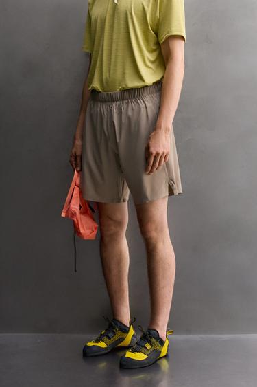 9" TRAINING SHORTS - Light brown by Zara
