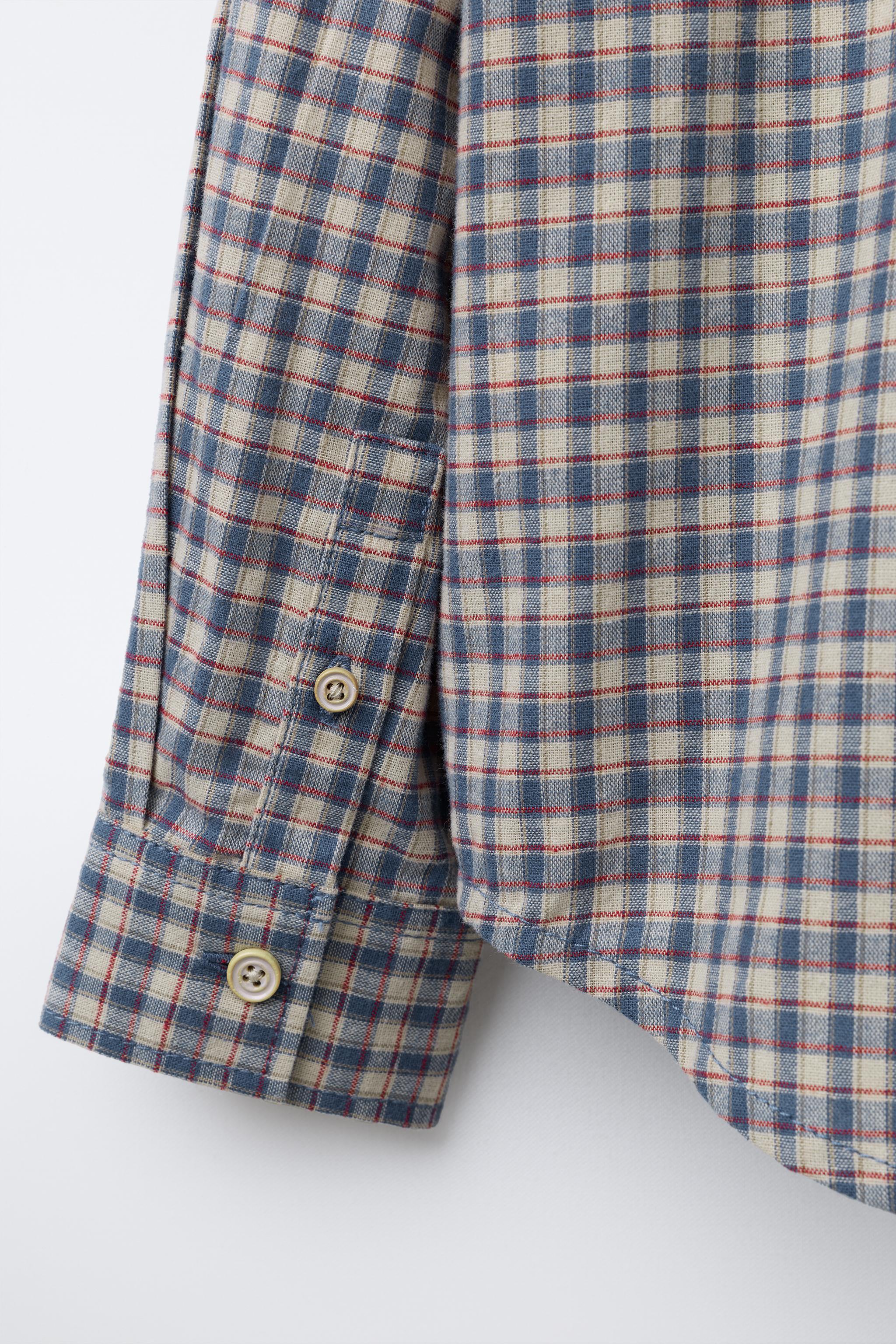 PLAID SHIRT BENSIMON ® X ZARA